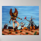 "Turquoise Dreams" Poster (Voorkant)