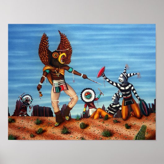 "Turquoise Dreams" Poster (Voorkant)