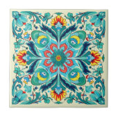 Turquoise droom Iznik Tegeltje (Voorkant)