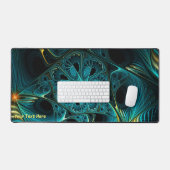 Turquoise Electric Bureaumat (Keyboard & Muis)