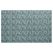 Turquoise en Black Zebra Stof (Yard (91,4 cm))