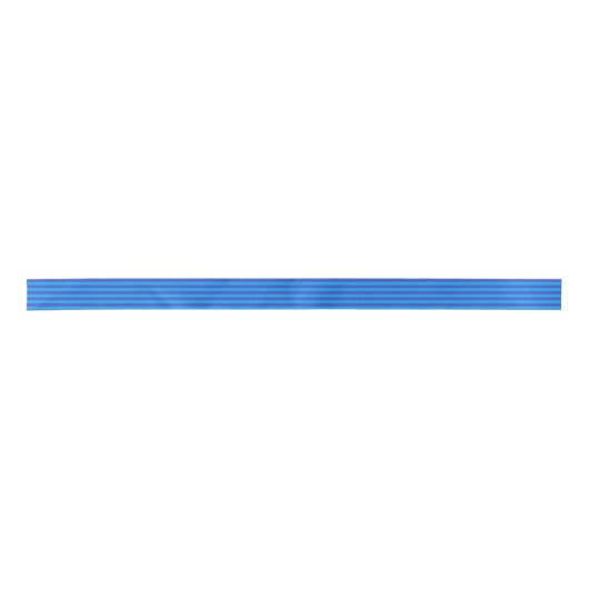Turquoise en Blauwe Stripes Lint (Voorkant)