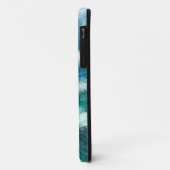 Turquoise en Blue Ocean Waves Case-Mate iPhone Case (Achterkant/links)