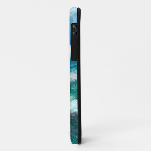 Turquoise en Blue Ocean Waves Case-Mate iPhone Case (Achterkant/links)
