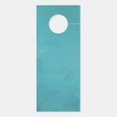 Turquoise en gele bloemachtige huwelijks niet stor (Achterkant)