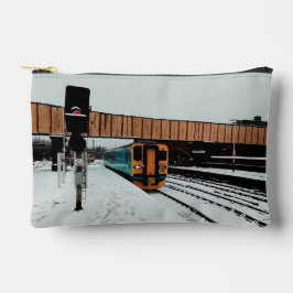 Turquoise en gele trein etui