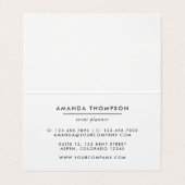 Turquoise en Gold Agate Visitekaartjes (Binnenkant ongevouwen)