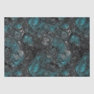 Turquoise en Gray Tissuepapier