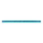 Turquoise en Navy Blue Coastal Pattern Anchors Lint (Voorkant)