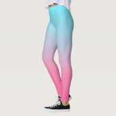 Turquoise en Pink Ombre Leggings (Links)
