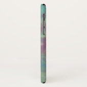 Turquoise en roze marmer Case-Mate iPhone case (Achterkant/links)