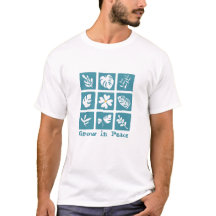 Turquoise en Witte Minimalistische Botanische Aang