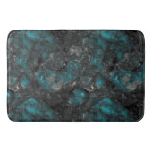 Turquoise en zilver badmat (Voorkant)