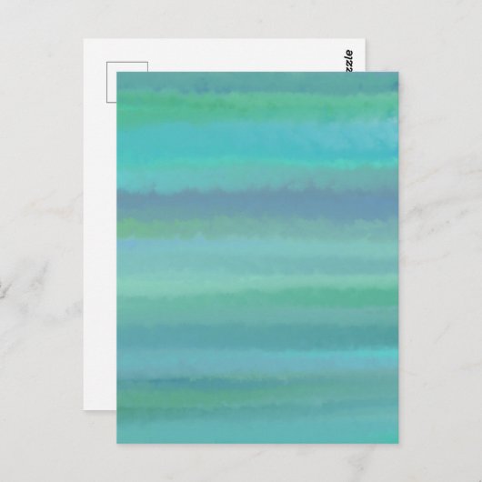 Turquoise Est Ma Carte Postale Couleur Favorite (Devant / Derrière)