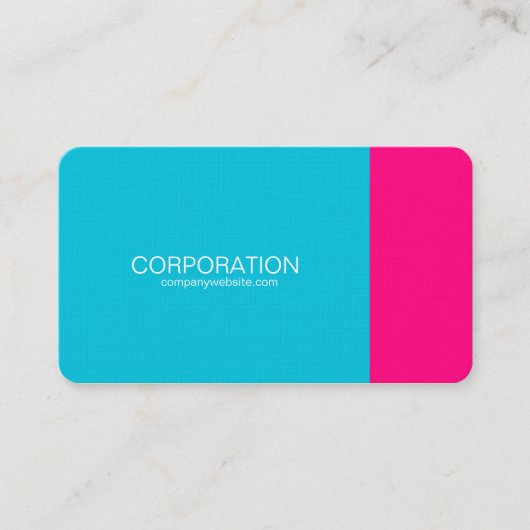 Turquoise et carte de visite chic de rose (Devant)