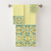 Turquoise et Motif citron (En situation)