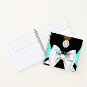 Turquoise Ethnic Tiffany Thème Baby shower Livre d (Intérieur)