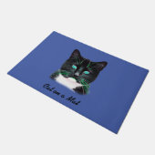 Turquoise Eyed Cat Deurmat (Schuin)