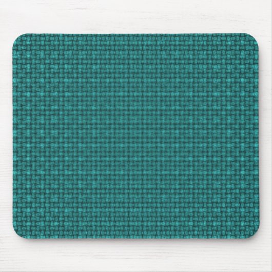Turquoise Fabric Texture Muismat (Voorkant)