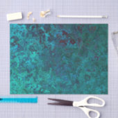Turquoise Faux Gemstone Decoupage Tissuepapier (Craft)