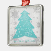 Turquoise Festif Arbre de Noël Ornement en céramiq (Gauche)