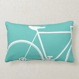 Turquoise fiets kussen
