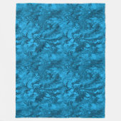 Turquoise Fleece Blanket (Voorkant)