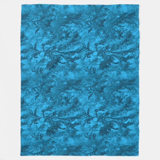 Turquoise Fleece Blanket (Voorkant)