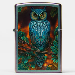 Turquoise gehoornde uil