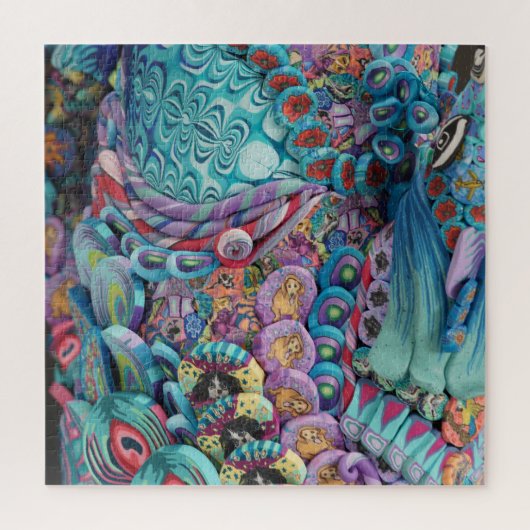 Turquoise Gekke Milly Dream Puzzle Legpuzzel (Verticaal)