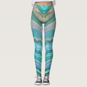 turquoise gem leggings (Voorkant)