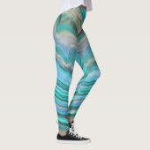 turquoise gem leggings (Rechts)