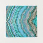 turquoise gem wandkleed (Voorkant (horizontaal))