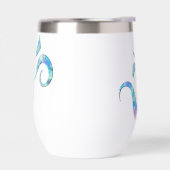 Turquoise gemarmerde Om (Links)