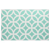 Turquoise Geometric Pattern Fabric Stof (Fat Quarter)