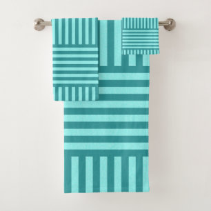 Turquoise géométrique