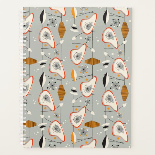 Turquoise géométrique et Motif bleu (Devant)