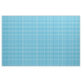 Turquoise Gingham Check Stof (Yard (91,4 cm))