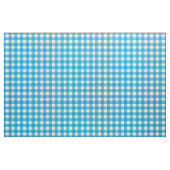 Turquoise Gingham Check Stof (Fat Quarter)