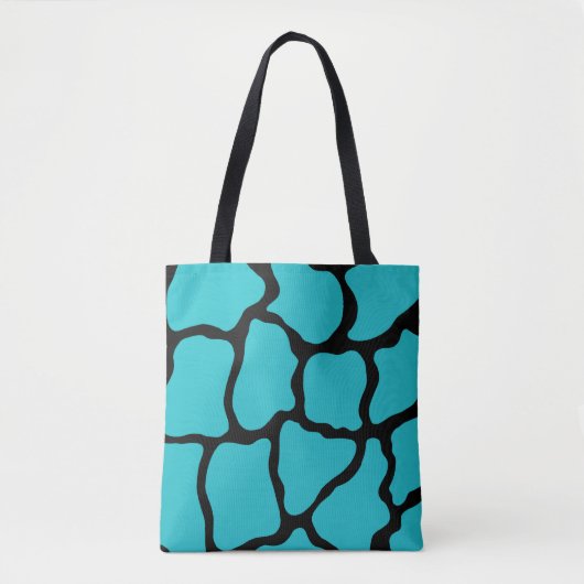 Turquoise Giraffe Beach Purge Sac fourre-tout Cade (Devant)