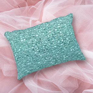 Turquoise Glass Decoratief Kussen