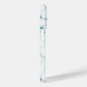 Turquoise Glitter Marble Personalized Case-Mate iPhone Case (Achterkant / Rechts)