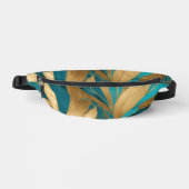 Turquoise Gold Boho Feuilles Collection populaire (Recto)