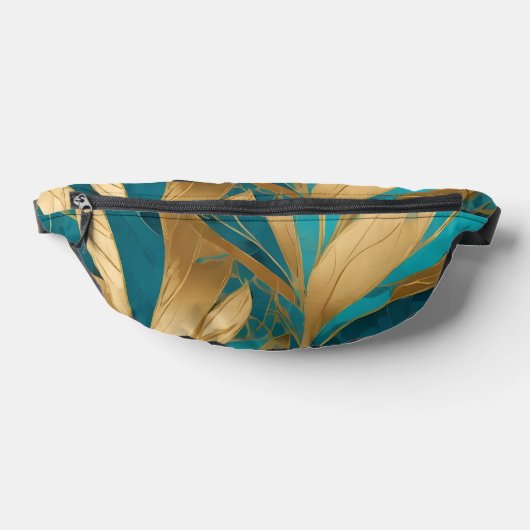 Turquoise Gold Boho Feuilles Collection populaire (Poser)