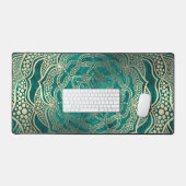 Turquoise & Gold Mandala Luxe Reiki Yoga Studio (Clavier et souris)