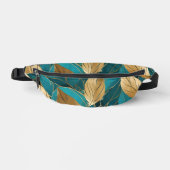 Turquoise Gold Modern Boho Collection Feuille (Recto)