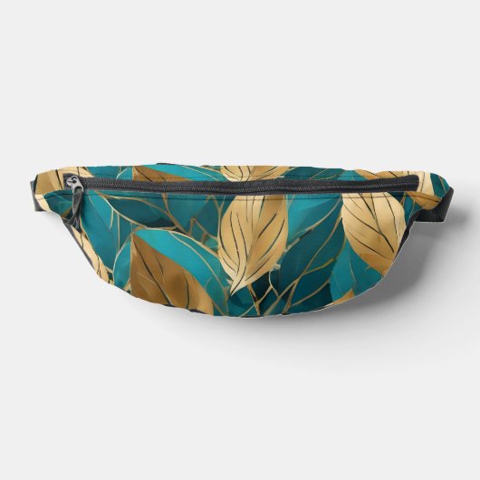 Turquoise Gold Modern Boho Collection Feuille (Poser)