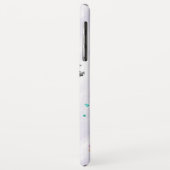 *~* Turquoise Gold Pink Glitter Mermaid Case-Mate iPhone Case (Achterkant/links)