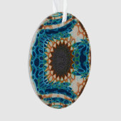 Turquoise Gold Sun Southwestern Art (devant)