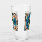 Turquoise Gold Sun Zuidwestelijke Kunst Glas (Links)